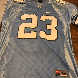Nike #23 UNC football jersey. Jordan